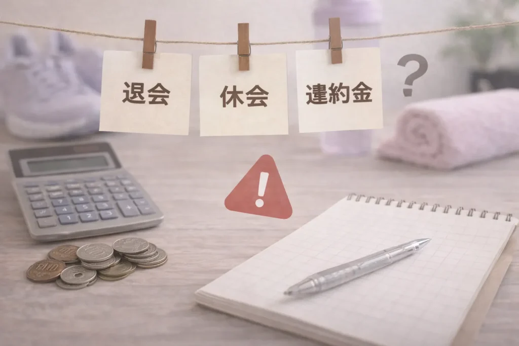 ファディーの退会・休会・違約金はやばい?入会前に知るべき注意点