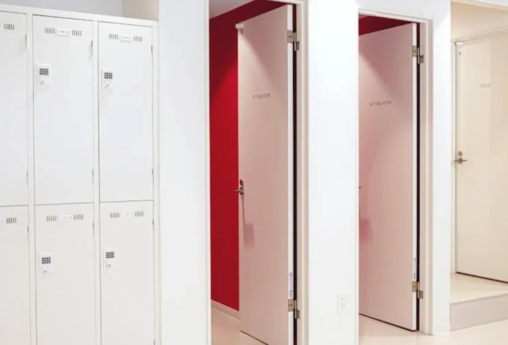 アーバンクラシックピラティス大泉学園店のロッカー