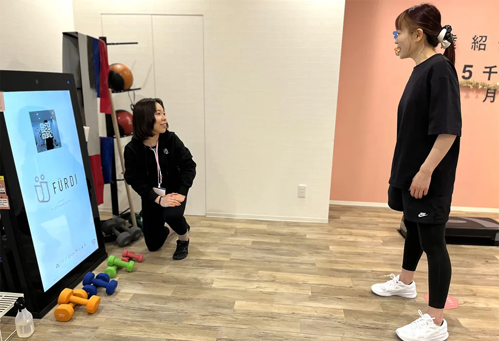 ファディー宇治小倉でのトレーニング