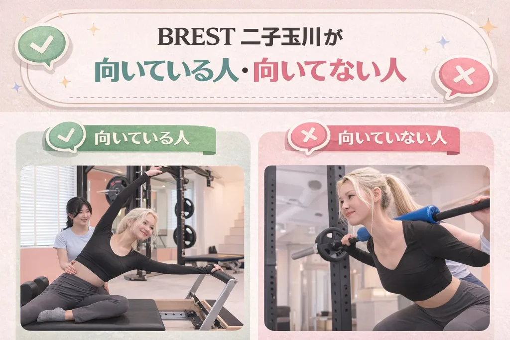 BREST 二子玉川が向いている人・向いていない人