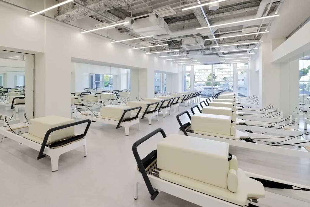 the SILK広尾店のスタジオ雰囲気