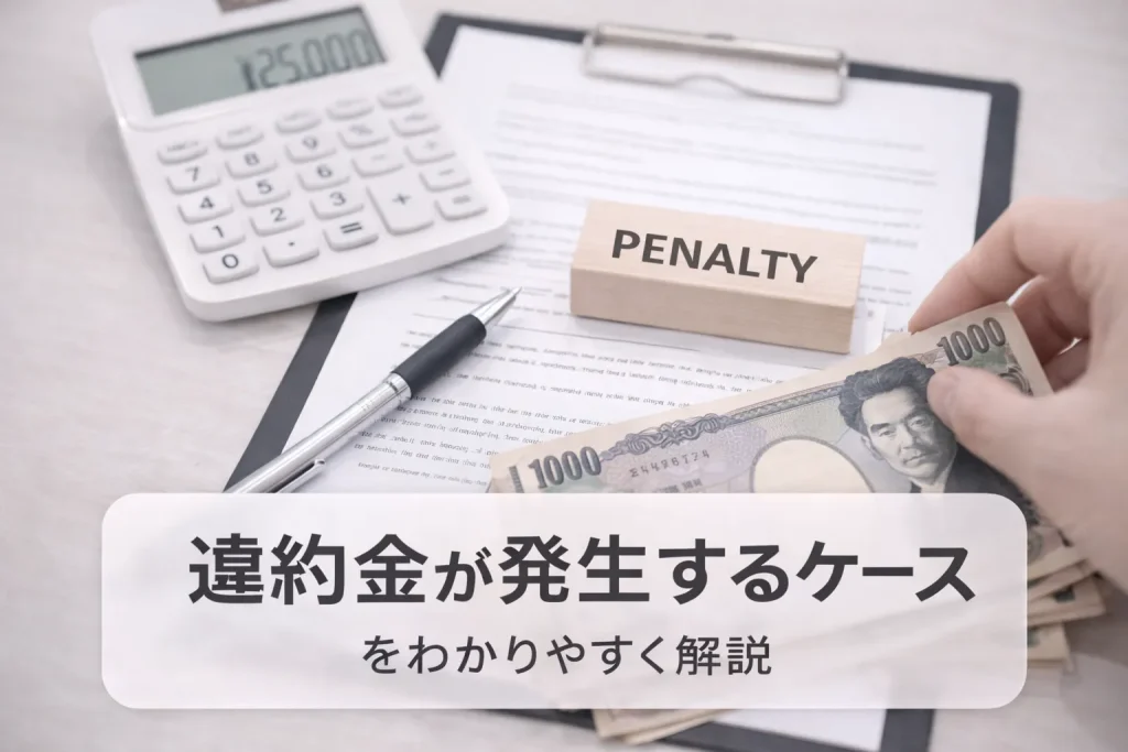 アーバンクラシックピラティスの違約金が発生するケース