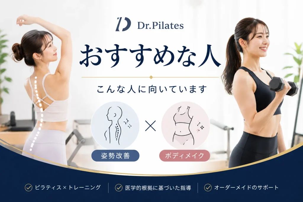Dr.ピラティスがおすすめな人